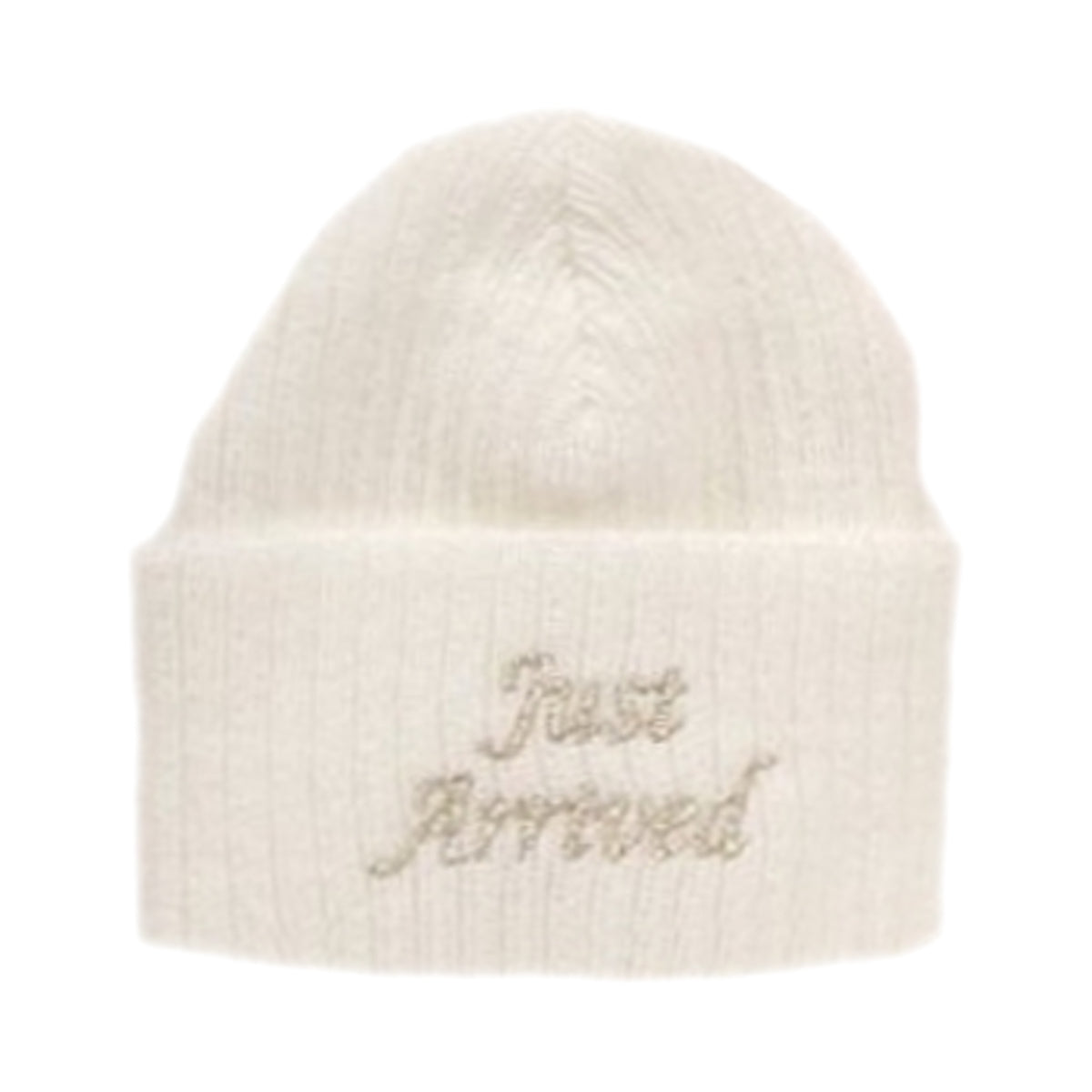 Baby Ribbed Winter Beanie Hats - White