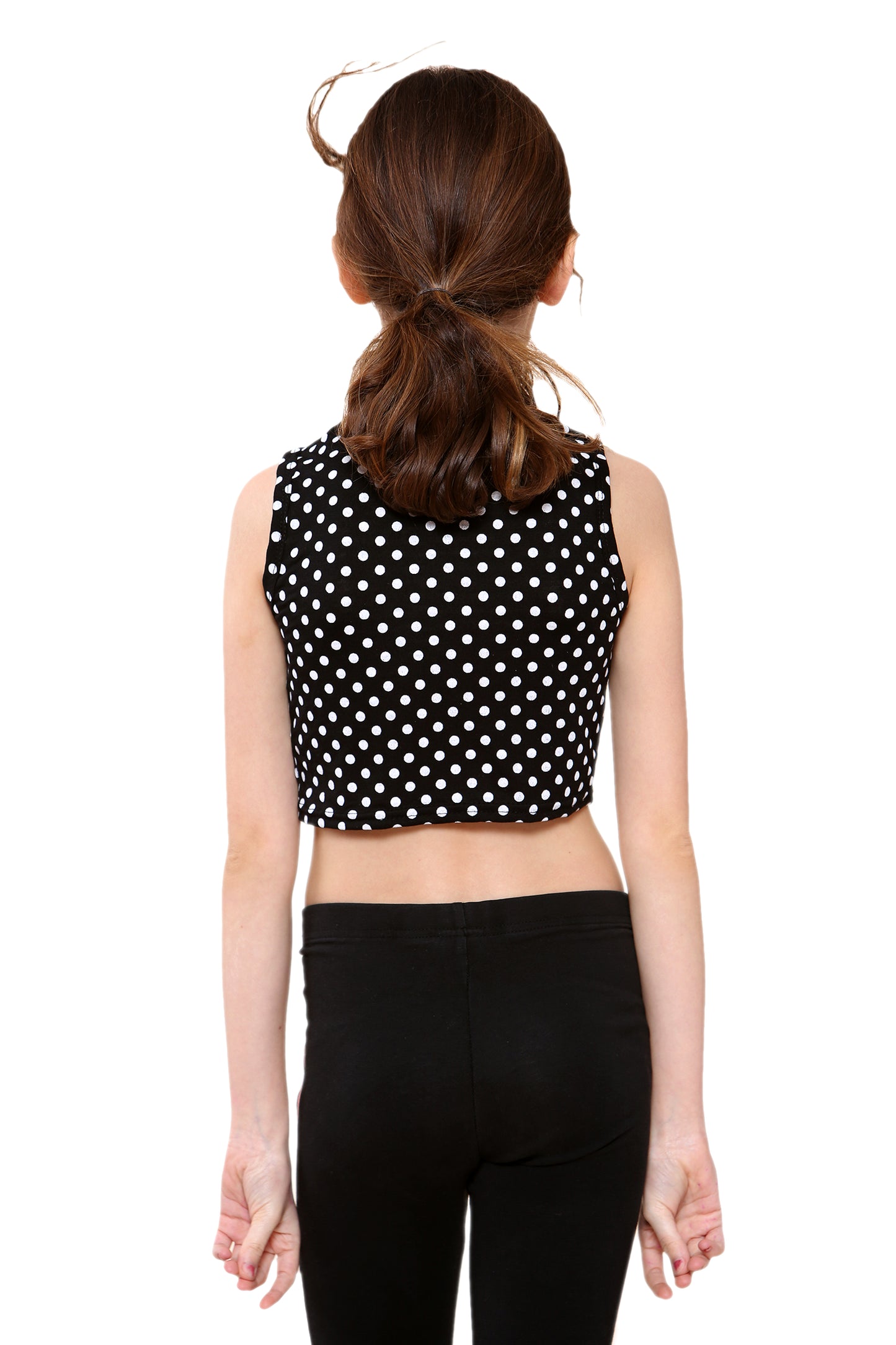 Girls Sleeveless Vest Crop Top