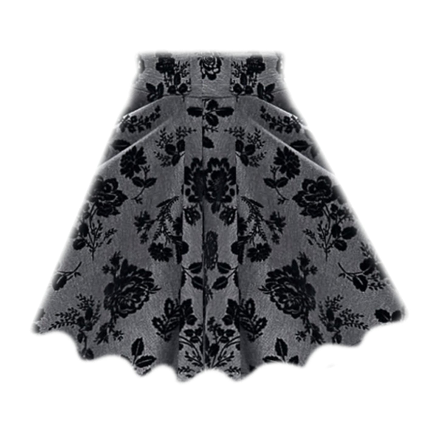 Girls Floral Skater Skirt
