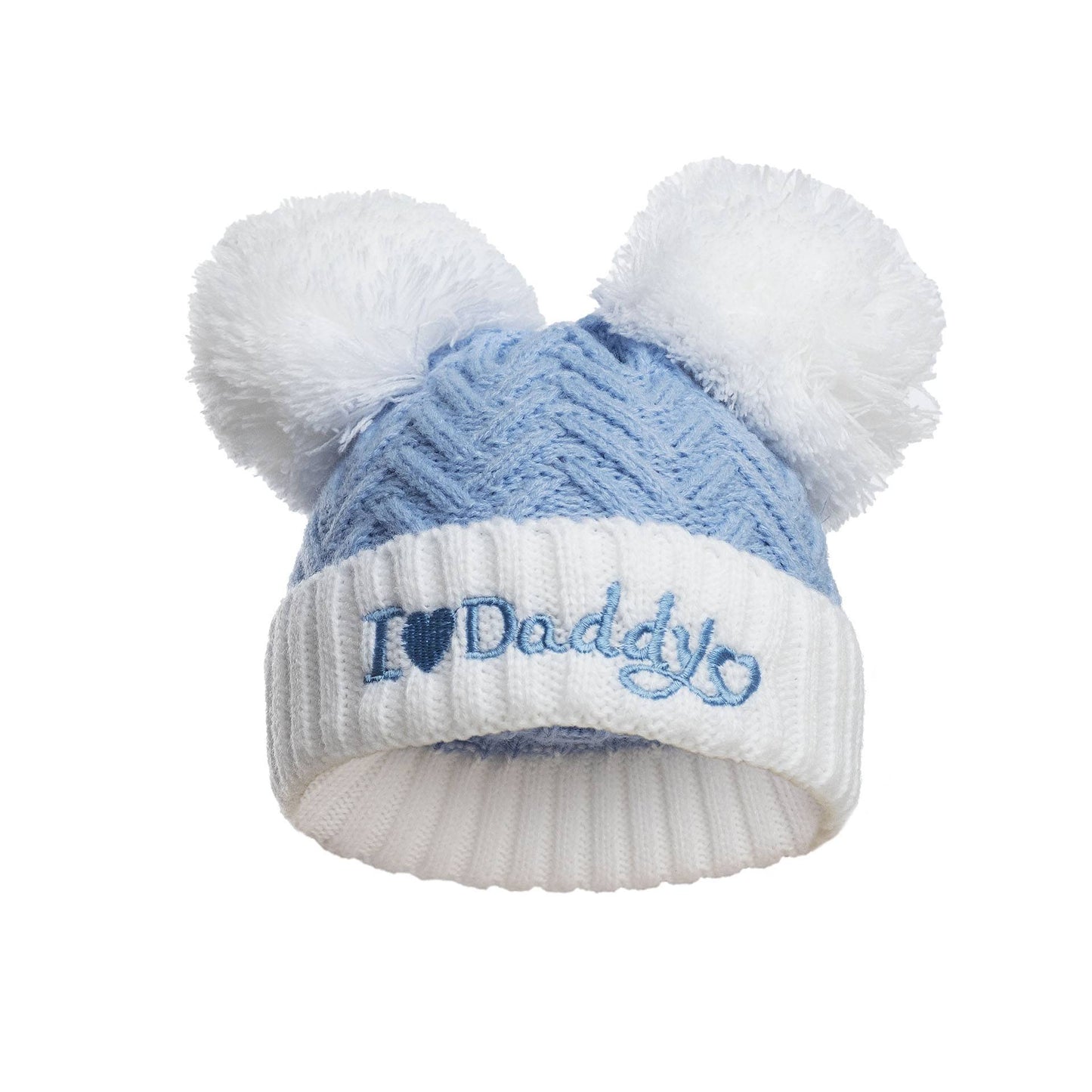 Gum & Berries Baby Girl/Boy Woven Ribbed Bobble Beanie Hat Pompom Winter Cap Newborn - 12M