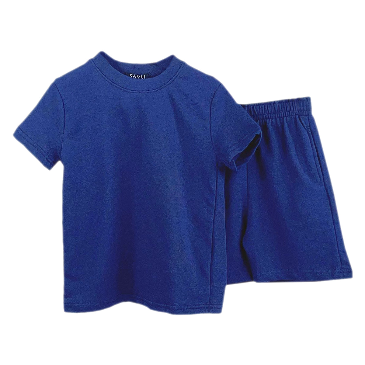 Kids Plain T-Shirt & Shorts Set