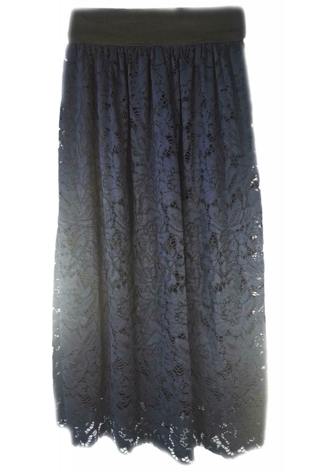 Girls Floral Lace Long Skirts