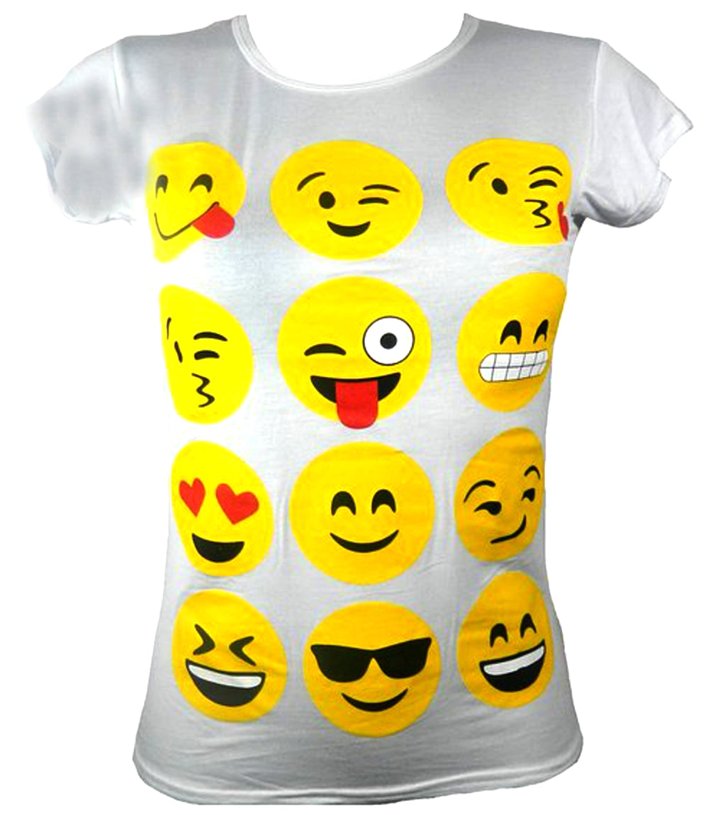 Girls Funny Faces T-Shirts
