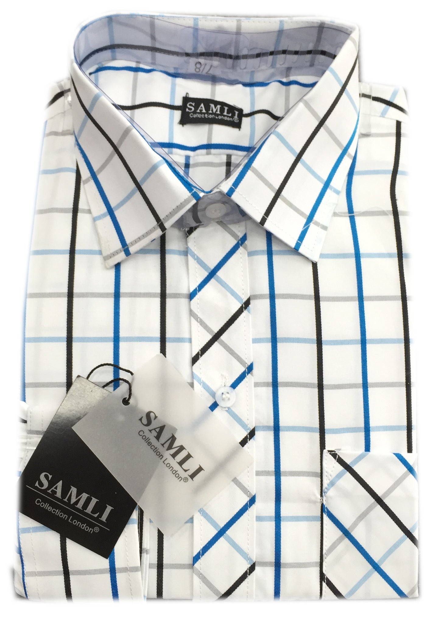 Boys Striped & Checked Formal Shirts
