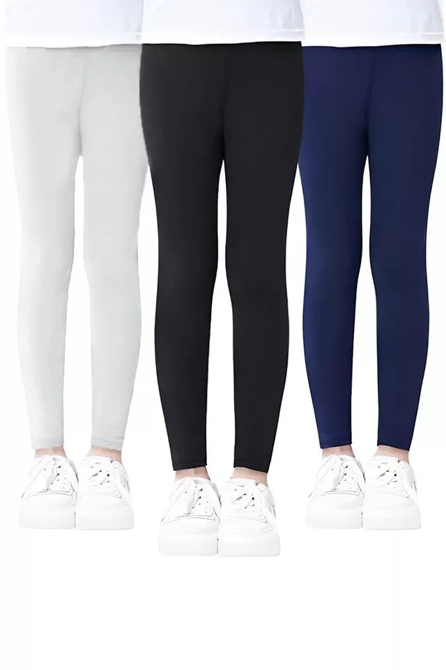 Girls Leggings Casual Dance Gymnastics Pants Trousers Kids Childrens