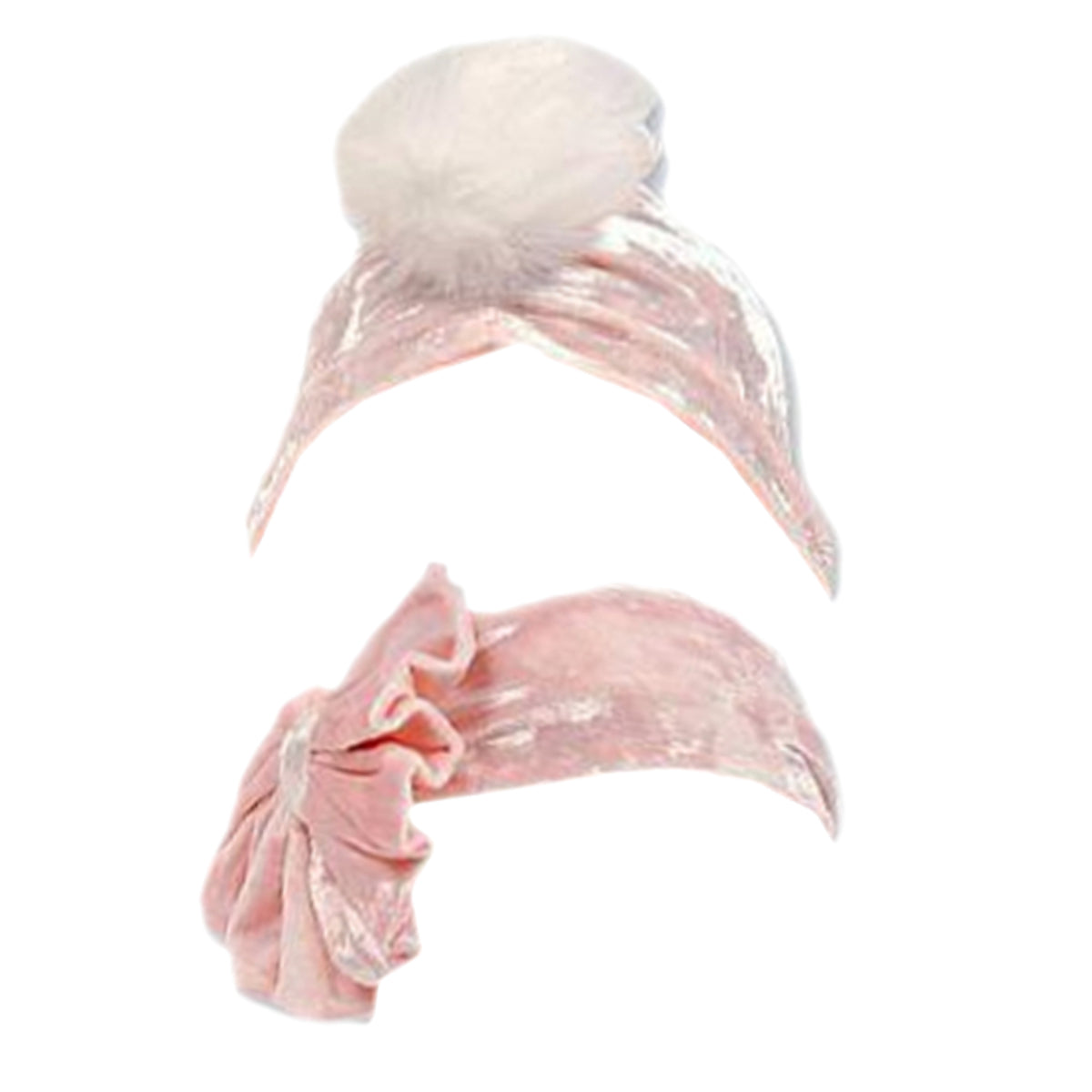 Baby Girls Velvet Headband & Hat