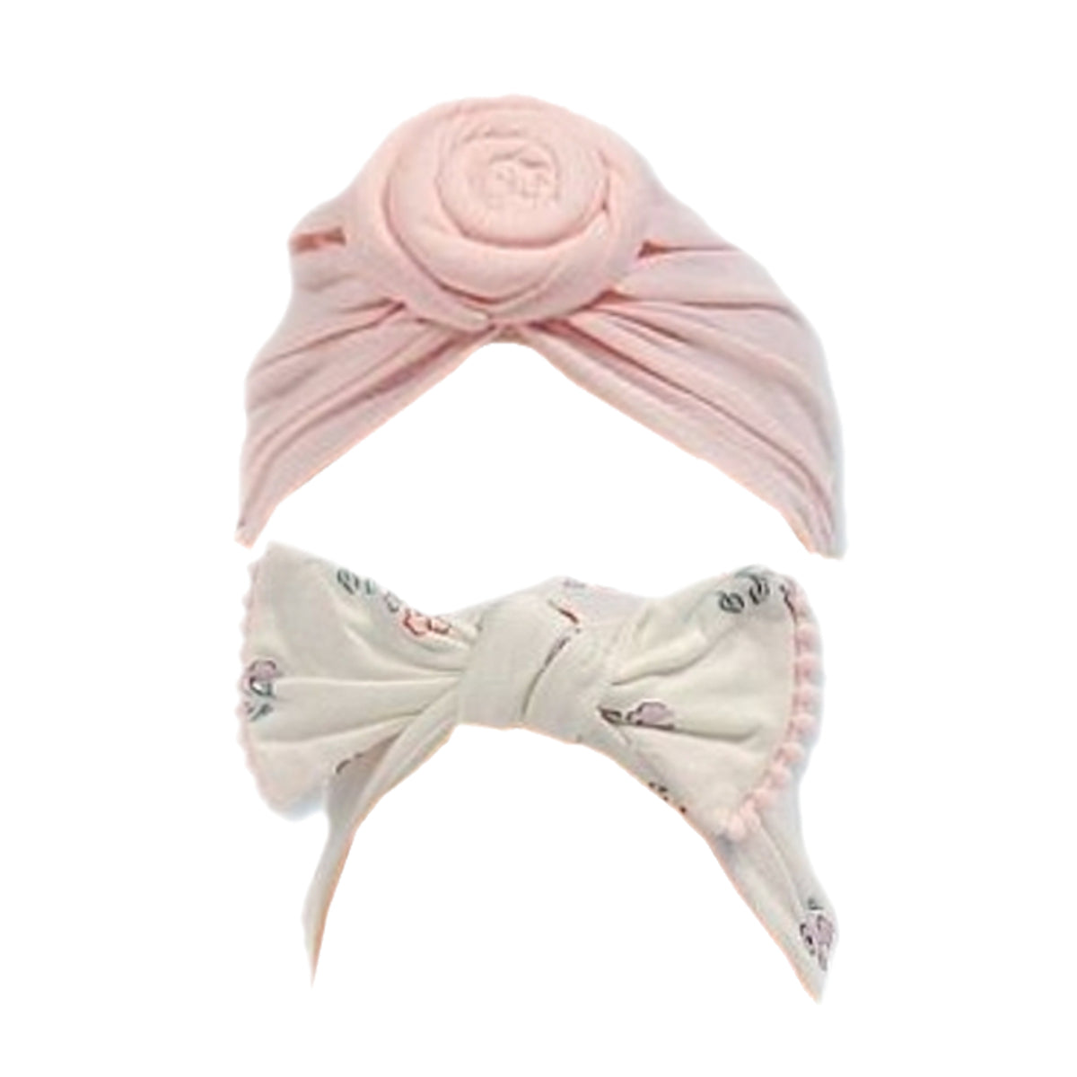Baby Girls Velvet Headband & Hat