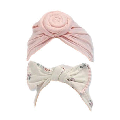 Baby Girls Velvet Headband & Hat