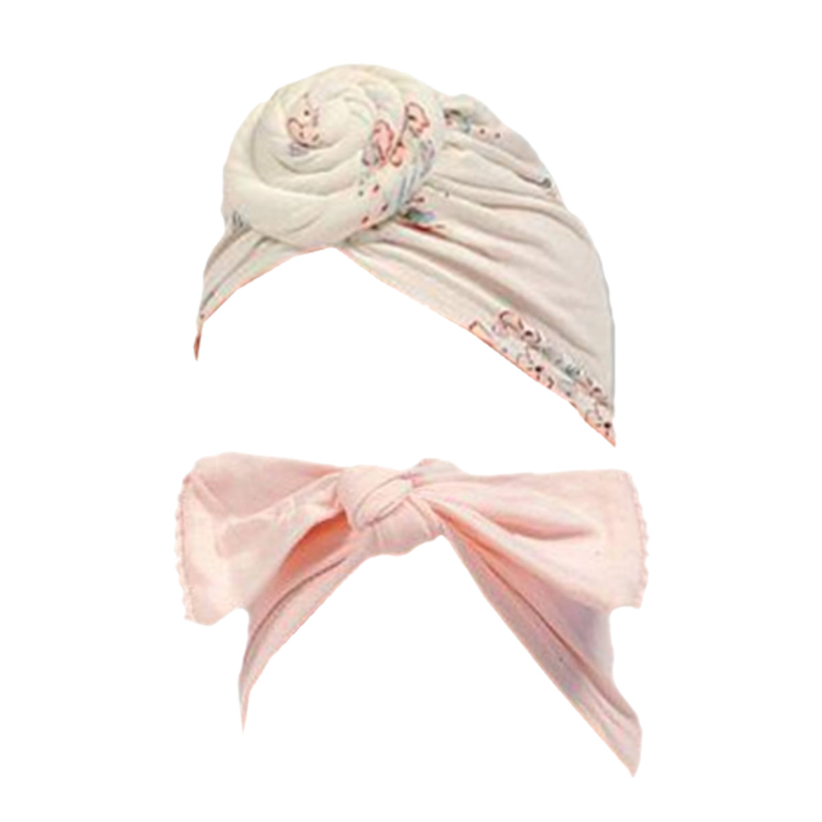 Baby Girls Velvet Headband & Hat