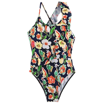 Girls Summer Hawaiian One Piece Swimsuits