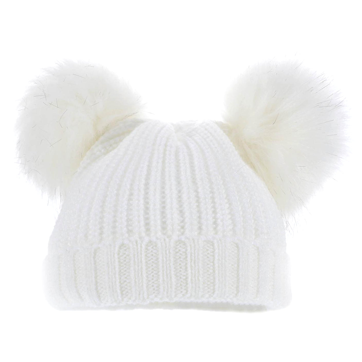Baby Knitted Pom Pom Hat Boy Girl Winter Bobble Mummy Daddy Prince Princess 0-12