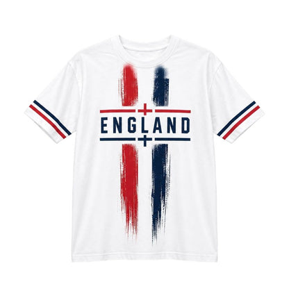 England Graphic Kids T-Shirt Boys Girls White Football Top 2-13 Years Tee Top
