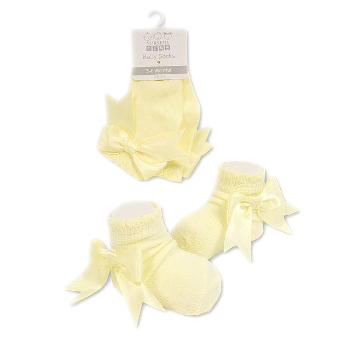 Baby Girls Socks Cotton Rich Spanish Bow Lace Wedding Stocking Socks with Bows Ribbon Top Party Ribbed Ankle Socks 0-18 Months