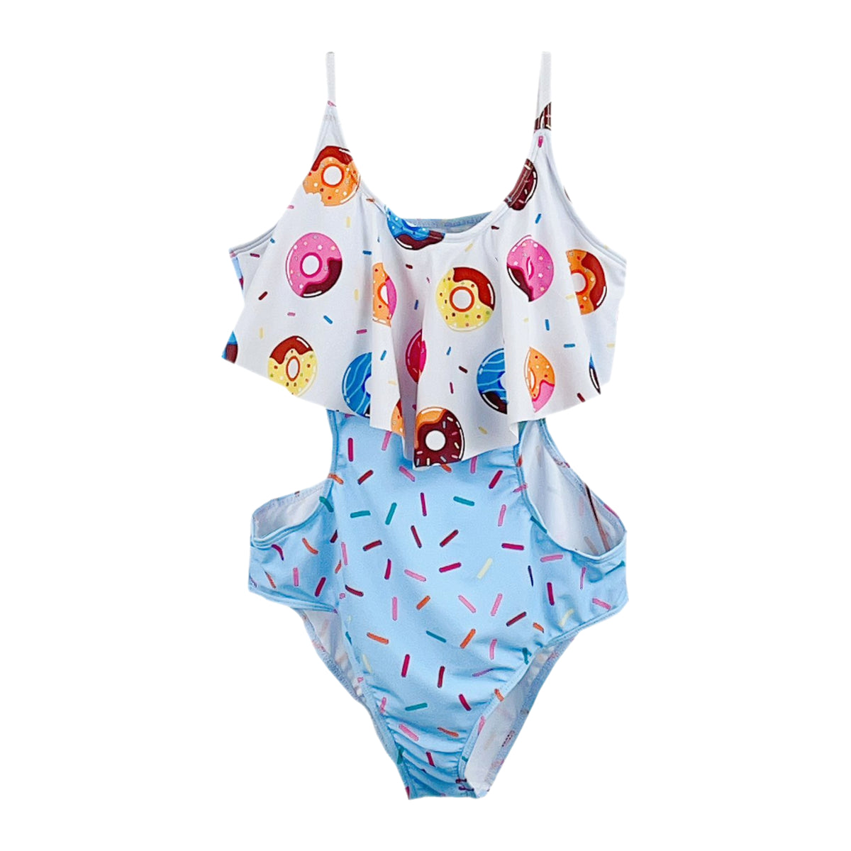 Girls Summer Hawaiian One Piece Swimsuits