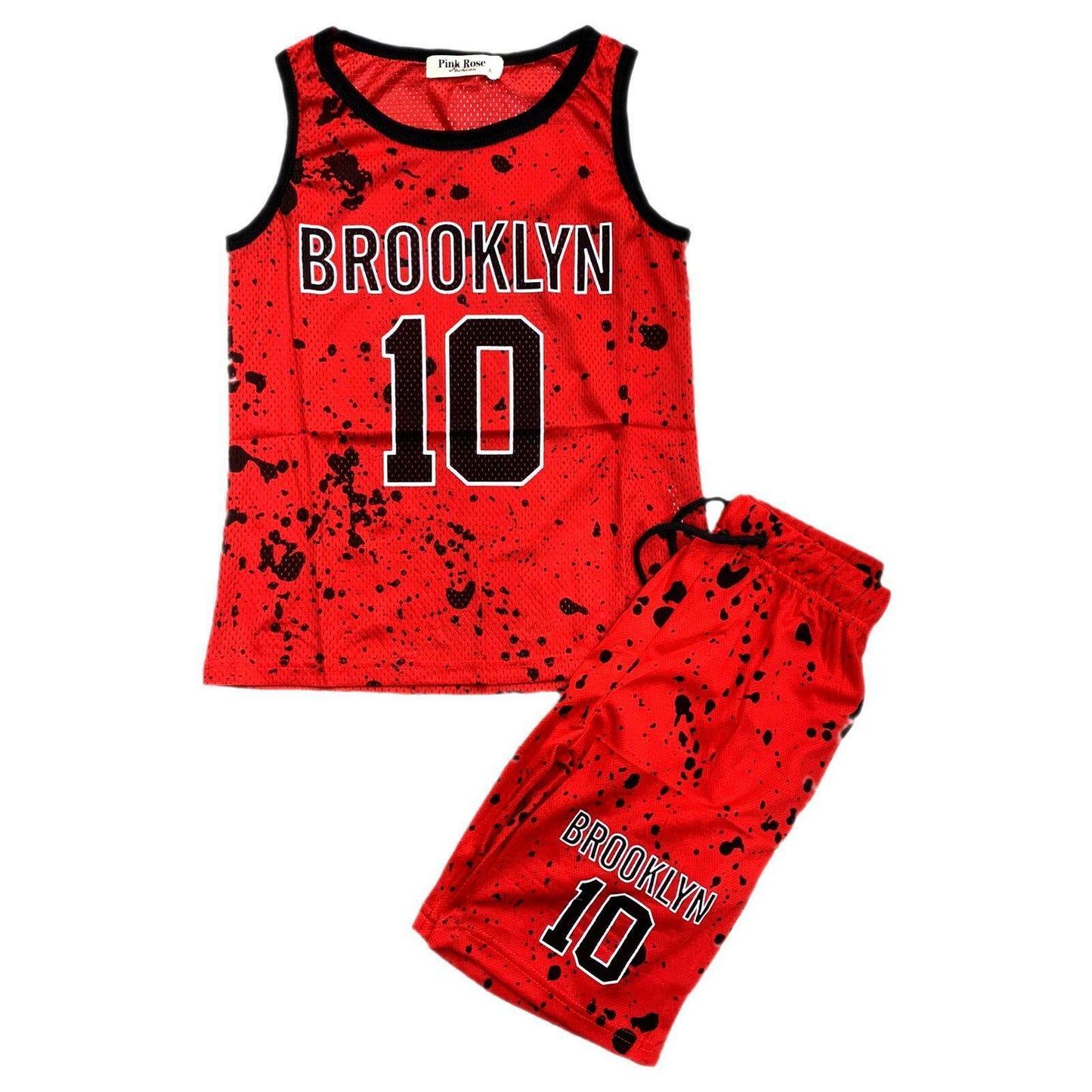 Kids Basketball Vest and Shorts Set