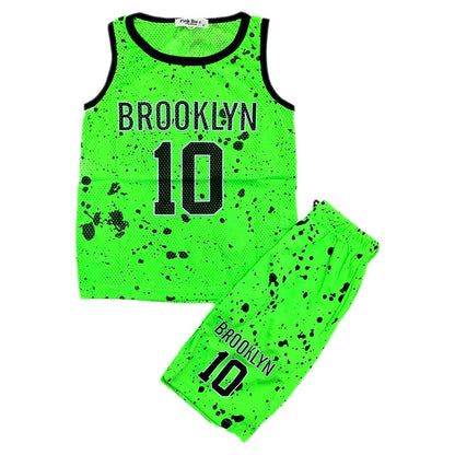 Kids Basketball Vest and Shorts Set