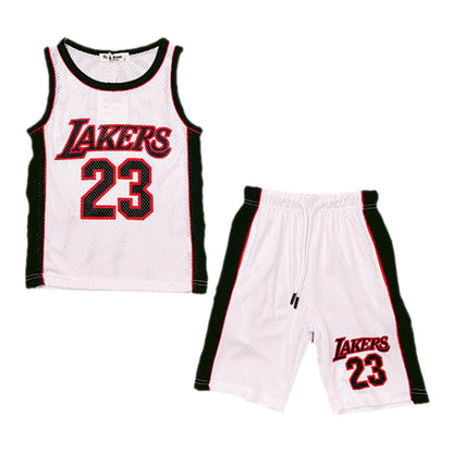 Kids Basketball Vest and Shorts Set