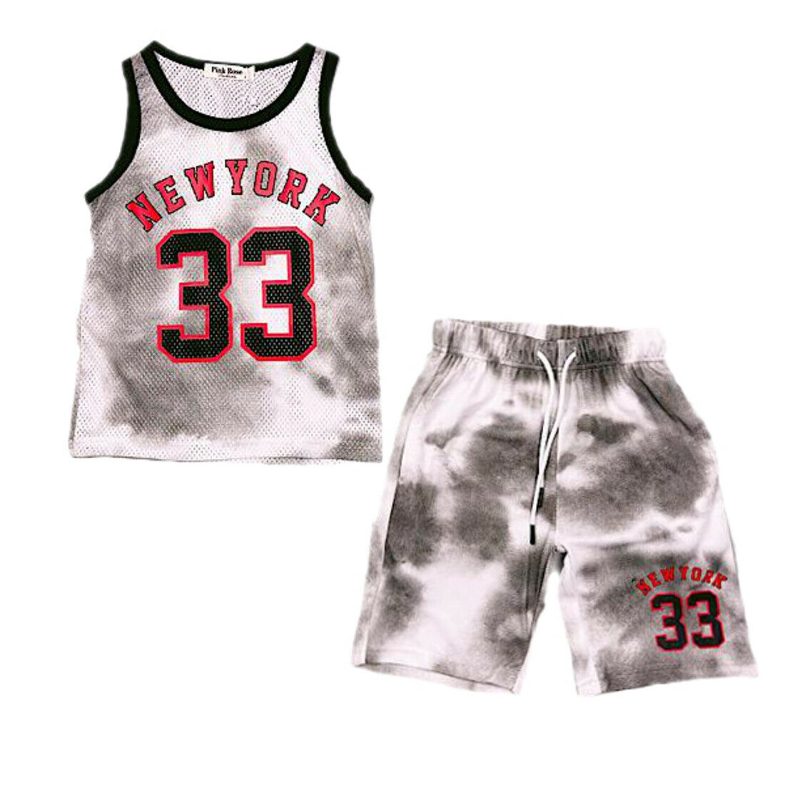 Kids Basketball Vest and Shorts Set
