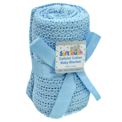 Baby Cellular Blanket, Teddy Comforter & Hooded Robe