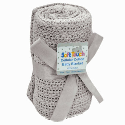 Baby Cellular Blanket, Teddy Comforter & Hooded Robe