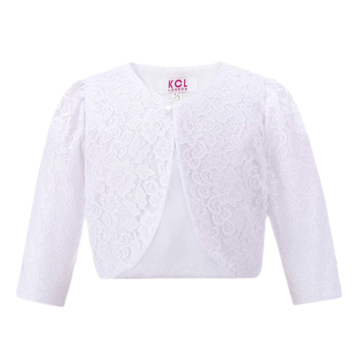 Girls Lace Bolero Floral Shrug