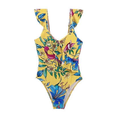 Girls Summer Hawaiian One Piece Swimsuits