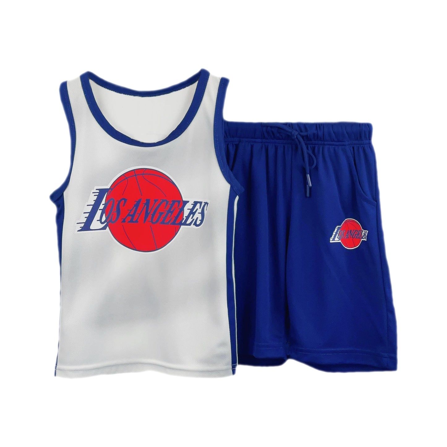 Kids Basketball Vest and Shorts Set