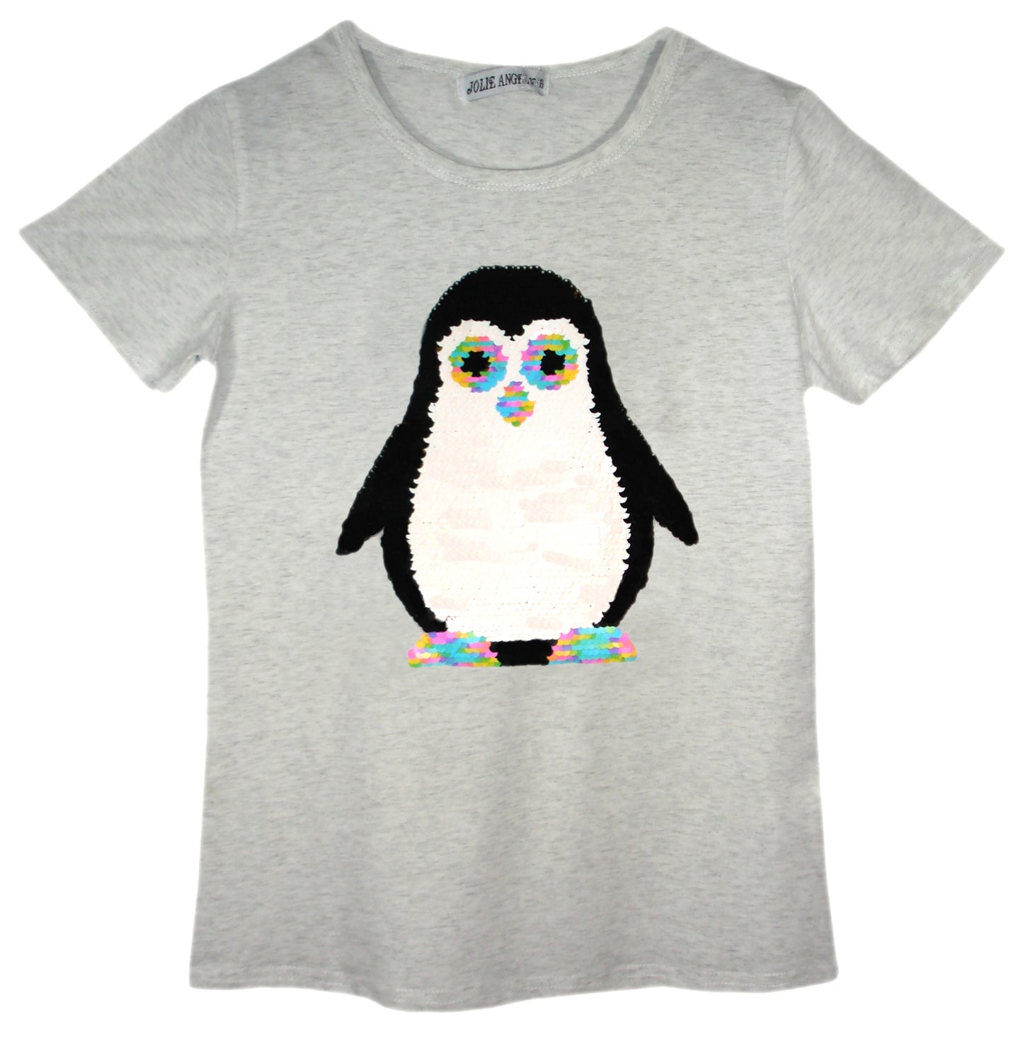 Girls Animal Sequin T-Shirts