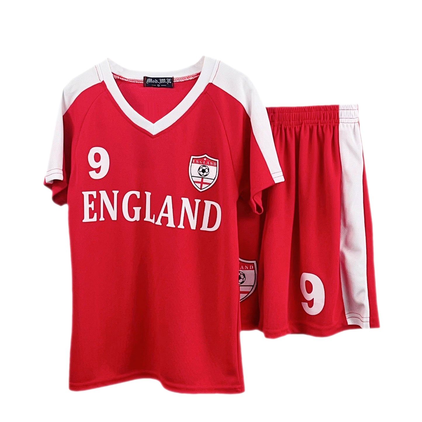 Kids England Football Kit T-Shirts & Shorts Set Outfit Gift