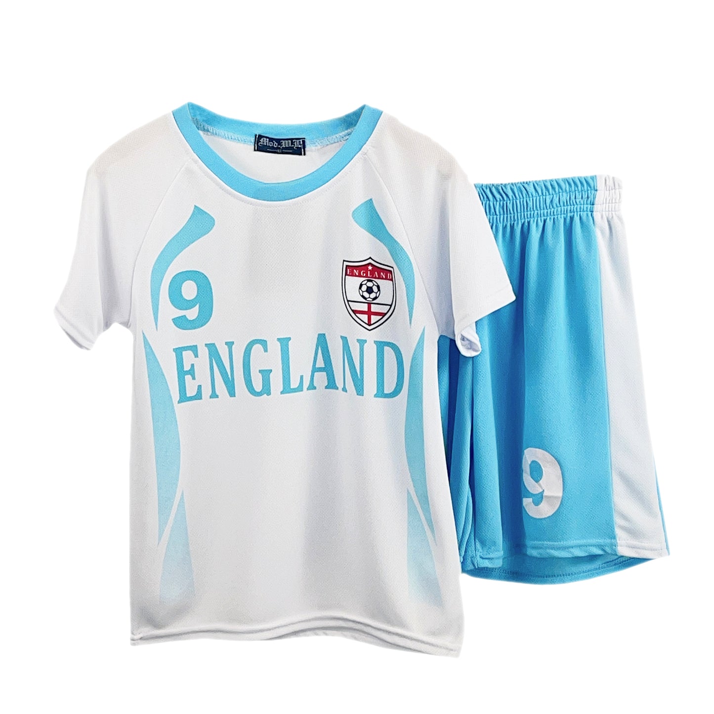 Kids England Football Kit T-Shirts & Shorts Set Outfit Gift