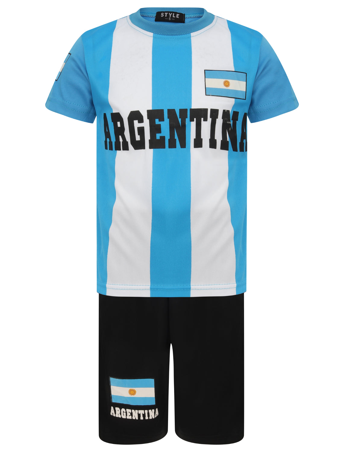 Kids Football T-Shirts & Shorts Set