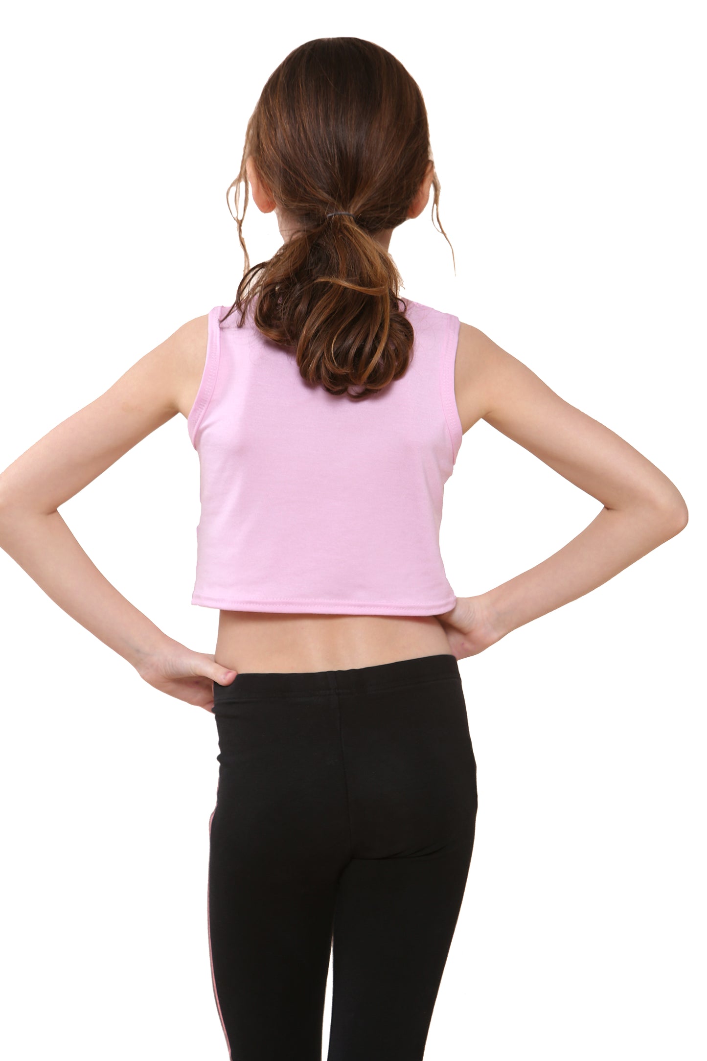 Girls Sleeveless Vest Crop Top