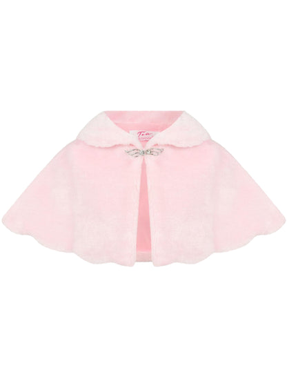 Girls Fur Shoulder Cape