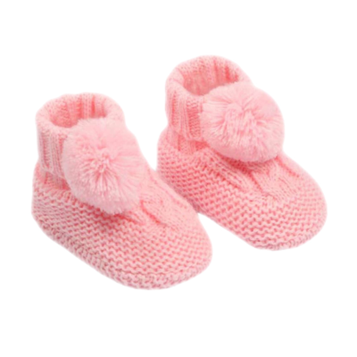 Baby Girls Pom Pom Booties