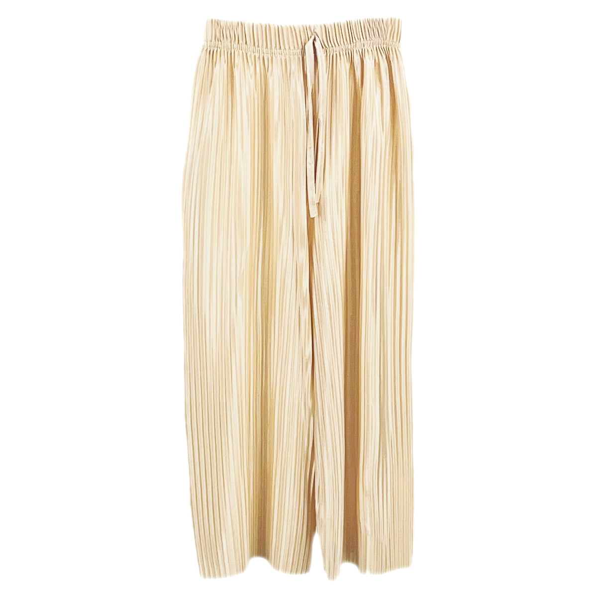 Girls Pleated Capri Baggy Wide Leg Trousers
