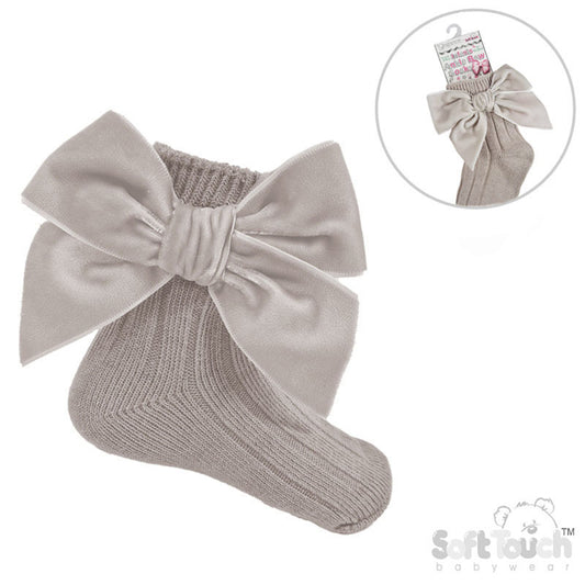 Baby Girls Bow Ribbon Ankle Socks