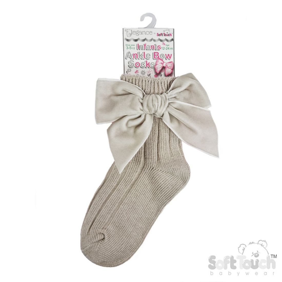 Baby Girls Bow Ribbon Ankle Socks