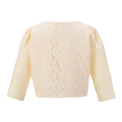 Girls Lace Bolero Floral Shrug