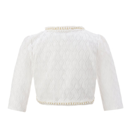 Girls Lace Bolero Floral Shrug