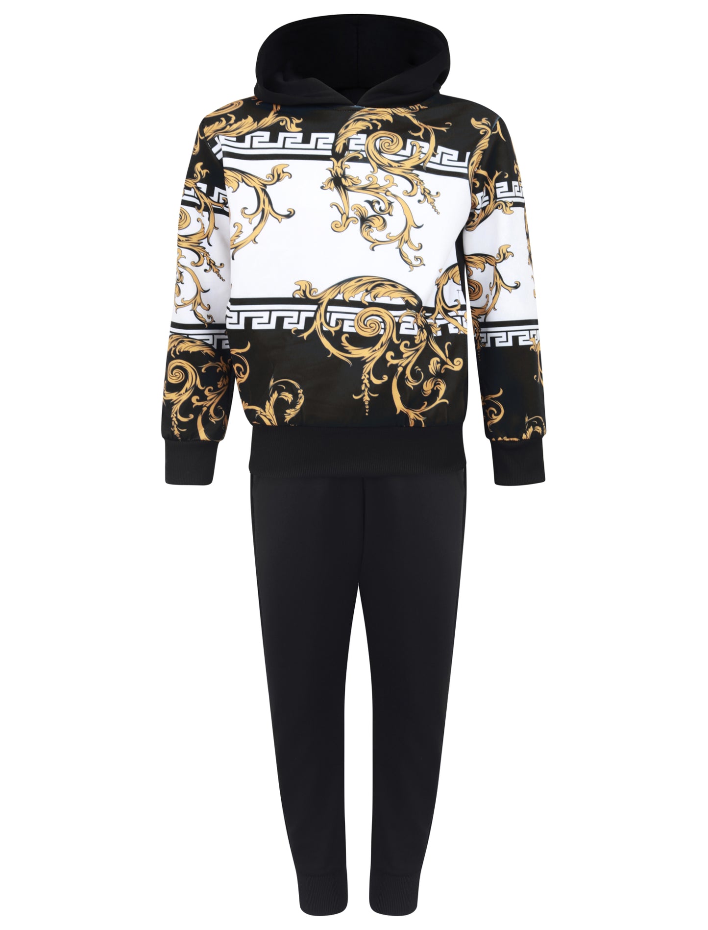 Boys Baroque Tracksuit - Black