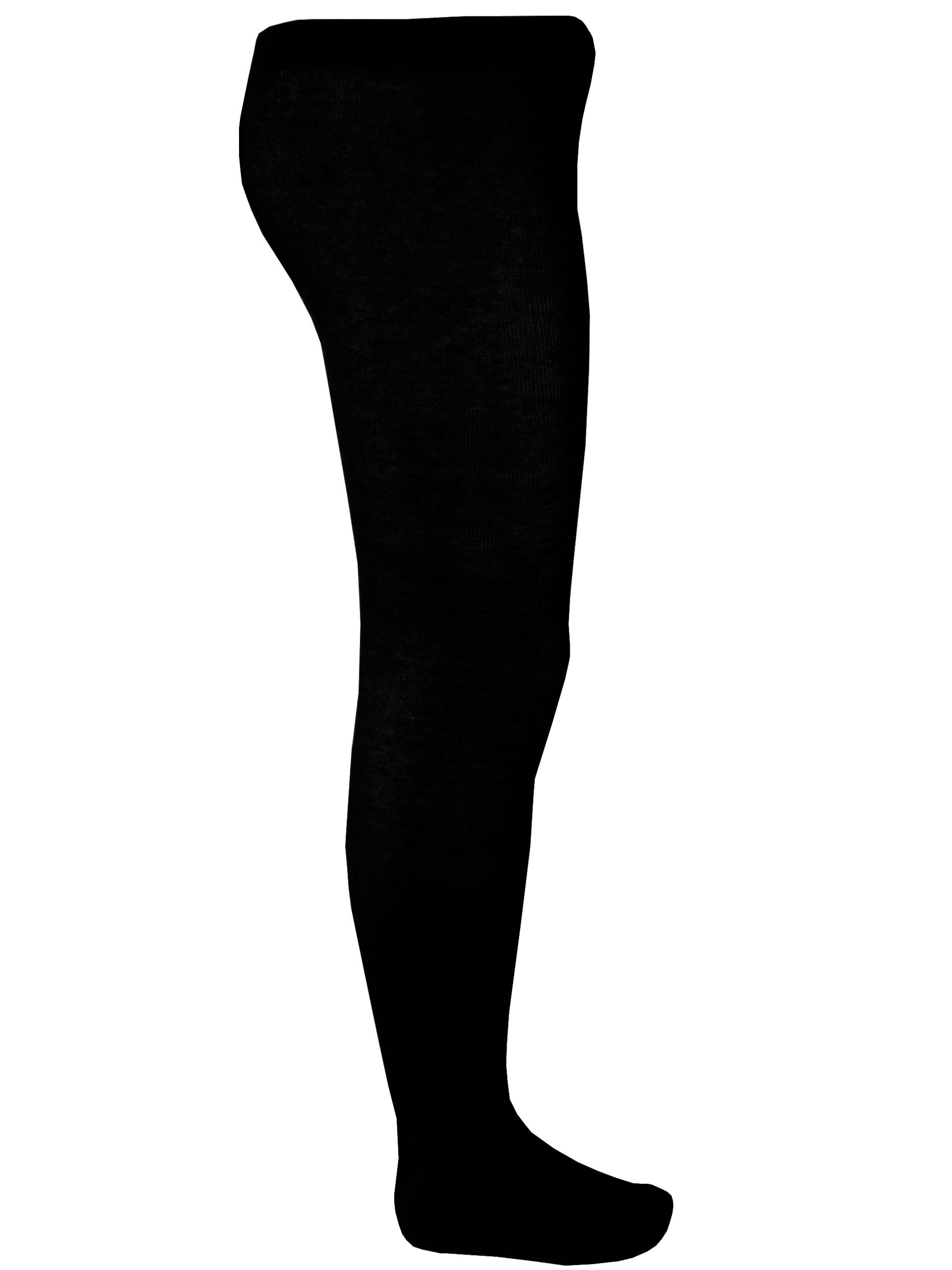 Girls Pretty Stretchy Tights - Black
