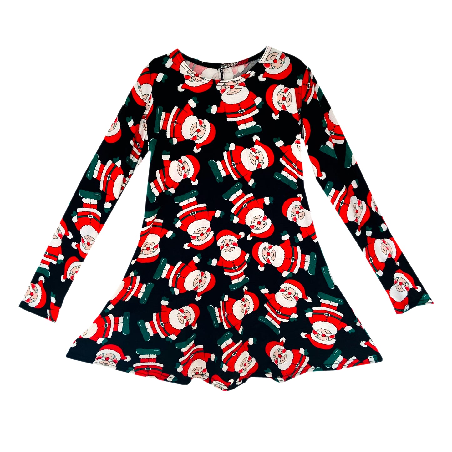 Girls Christmas Santa Swing Dress