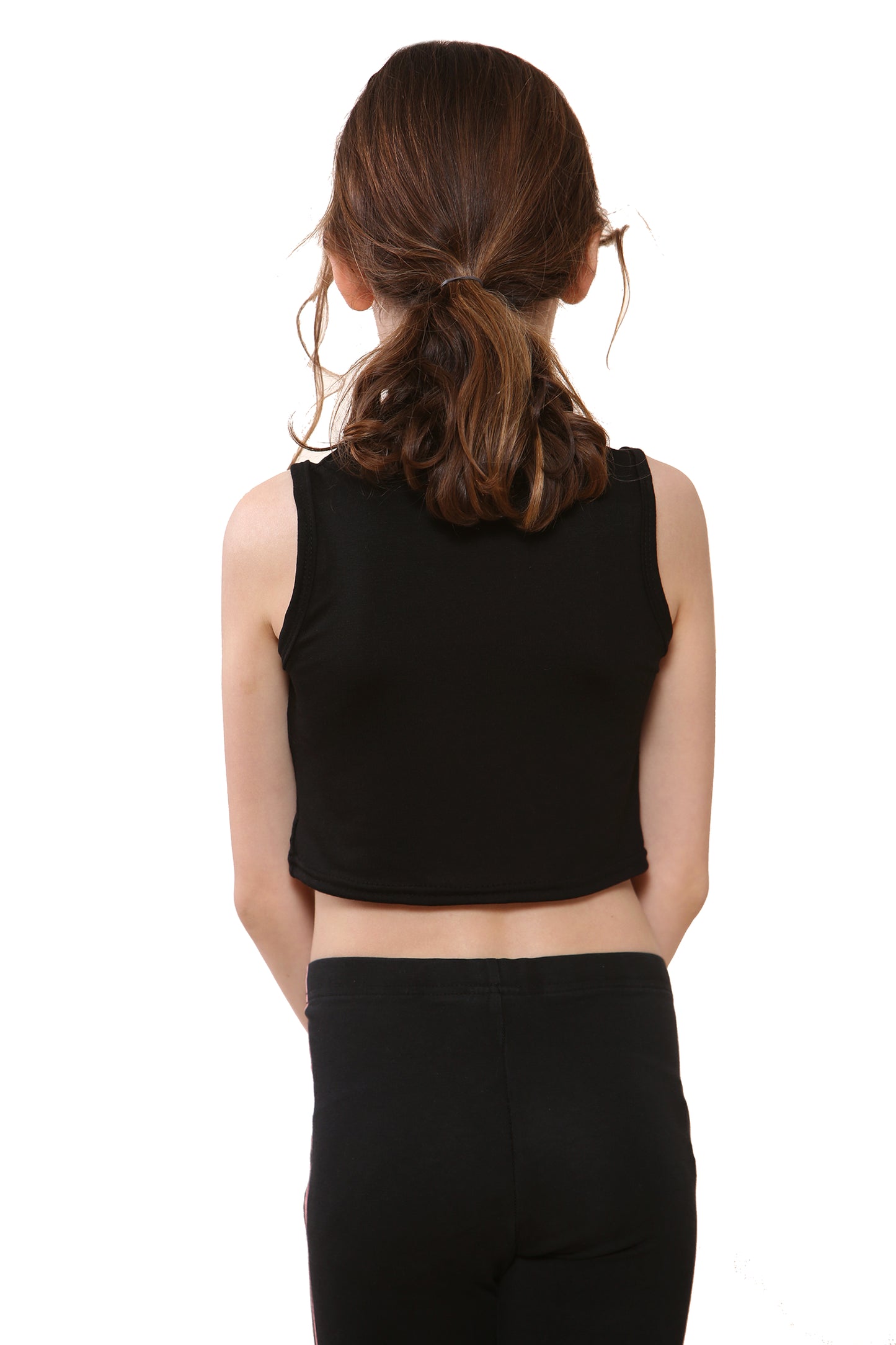 Girls Sleeveless Vest Crop Top