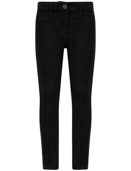 Girls Denim Skinny Jeans - Black