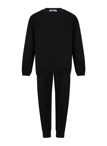 Girls Angel Wings Sequins Tracksuit