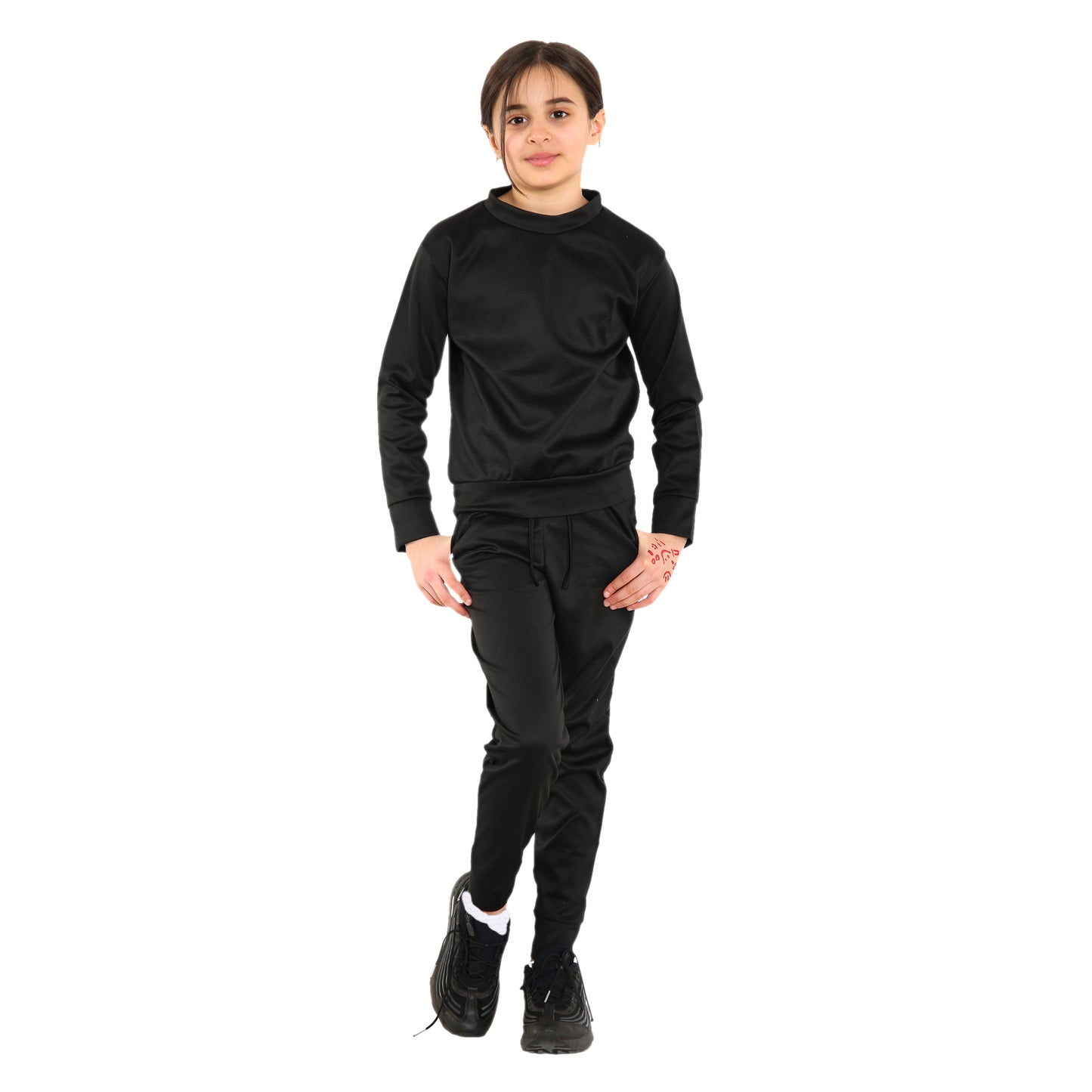 Girls Loungewear Tracksuit Sweatshirt Sweatshirt & Pants Set