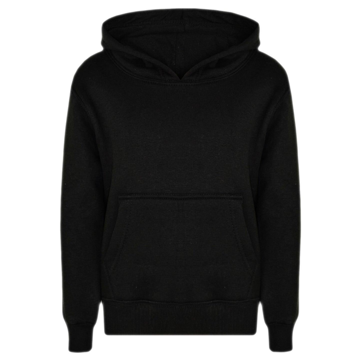 Kids Fleece Hoodies And Jogging Bottoms - Black