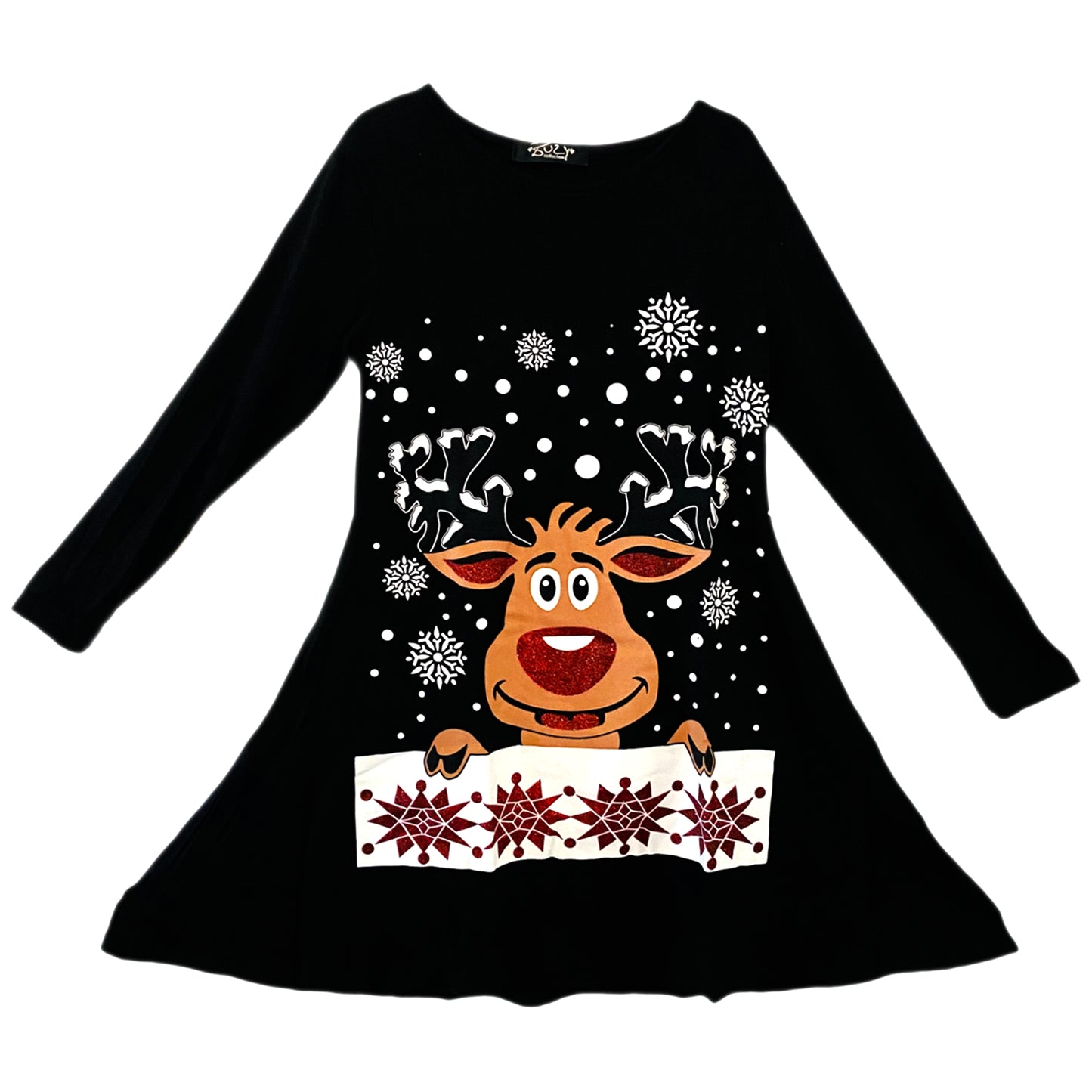 Girls Christmas Santa Swing Dress
