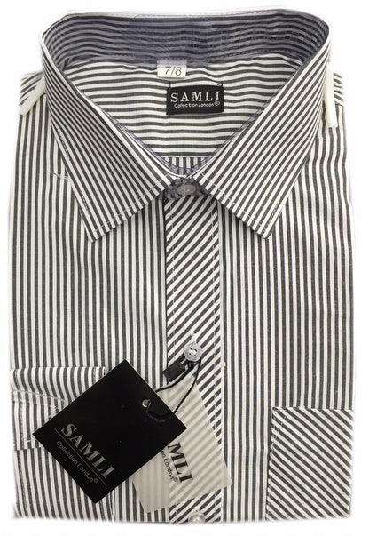 Boys Striped & Checked Formal Shirts
