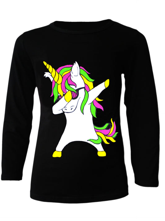 Girls Dab Unicorn Outfits